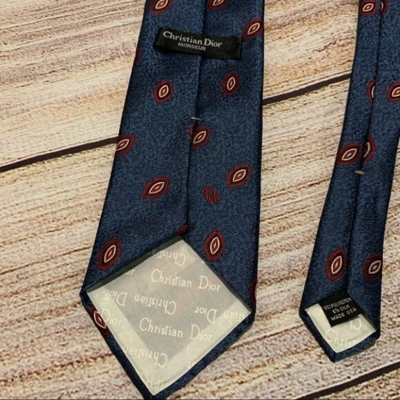 Vintage Christian Dior Silk Tie - Picture 5 of 7